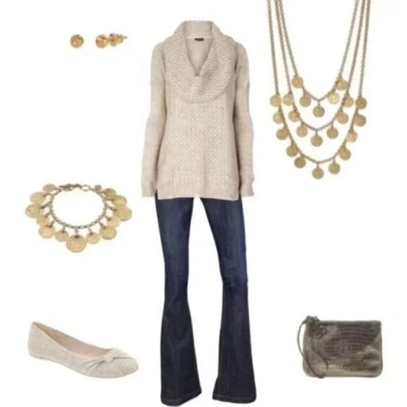 stella & dot ~ rioβcoin triple strand layered necklace ~ vintage retired - Picture 8 of 11